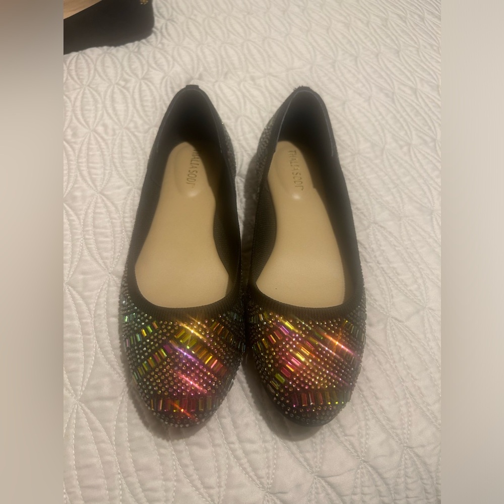 Thalia Soli Embellished Slip On Flat